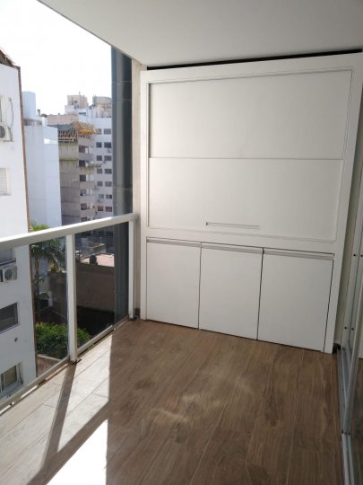 Piso exclusivo de 1 dormitorio con parrilla exclusiva en alquiler